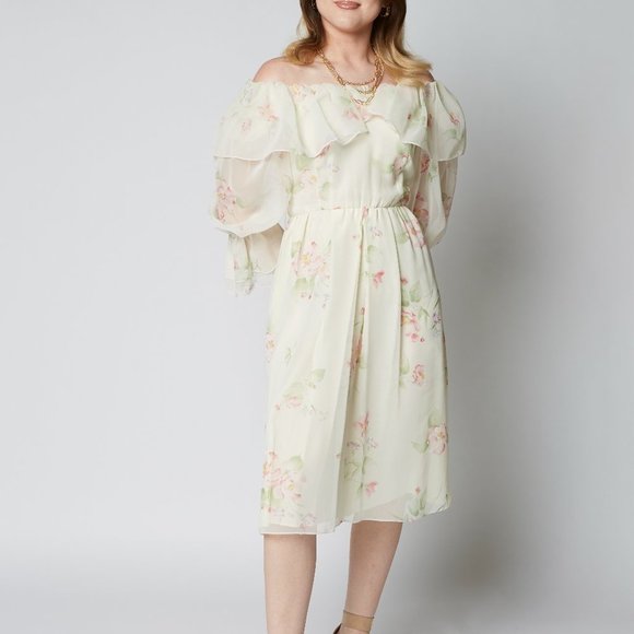 Vintage Benee by Lori Ann MFG Canada Floral Dress - Picture 1 of 5